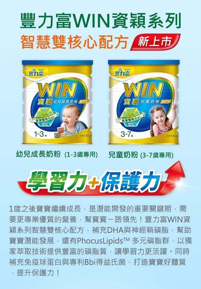 豐力富WIN資穎系列 智慧核心配方